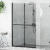 Ściana prysznicowa Walk-In Czarny 120 x 6,5 x 190 cm