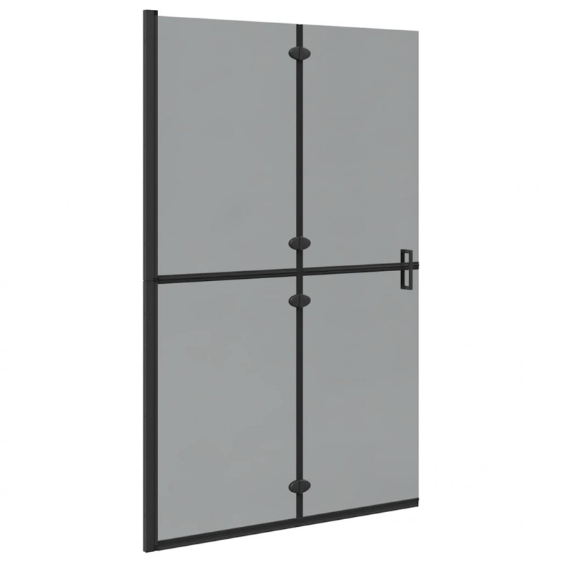 Ściana prysznicowa Walk-In Czarny 120 x 6,5 x 190 cm