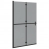 Ściana prysznicowa Walk-In Czarny 120 x 6,5 x 190 cm