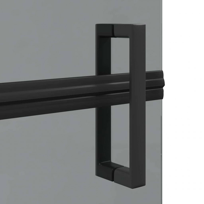 Ściana prysznicowa Walk-In Czarny 120 x 6,5 x 190 cm
