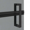 Ściana prysznicowa Walk-In Czarny 120 x 6,5 x 190 cm
