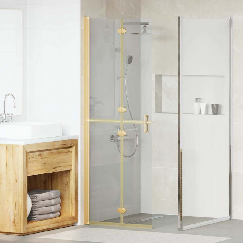 Ściana prysznicowa Walk-In złoty 70 x 6,5 x 190 cm