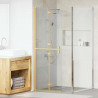 Ściana prysznicowa Walk-In złoty 70 x 6,5 x 190 cm