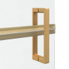 Ściana prysznicowa Walk-In złoty 70 x 6,5 x 190 cm