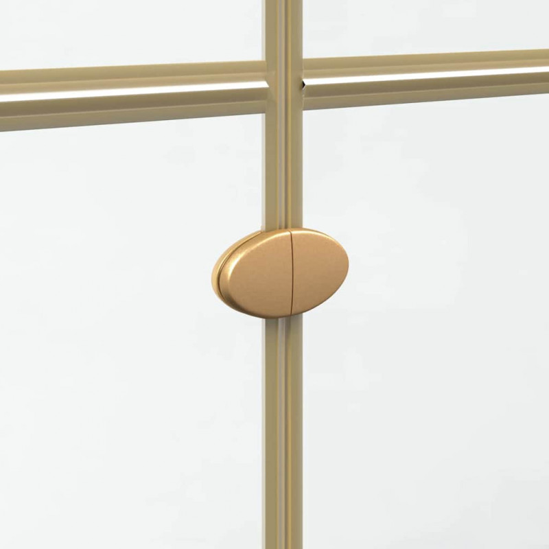 Ściana prysznicowa Walk-In złoty 70 x 6,5 x 190 cm