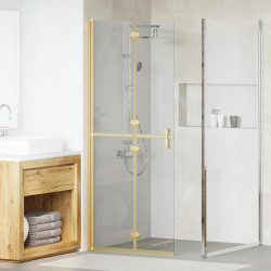 Ściana prysznicowa Walk-In złoty 80 x 6,5 x 190 cm