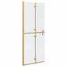 Ściana prysznicowa Walk-In złoty 80 x 6,5 x 190 cm