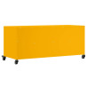 Szafka RTV, musztardowa, 100,5x39x43,5 cm, stal