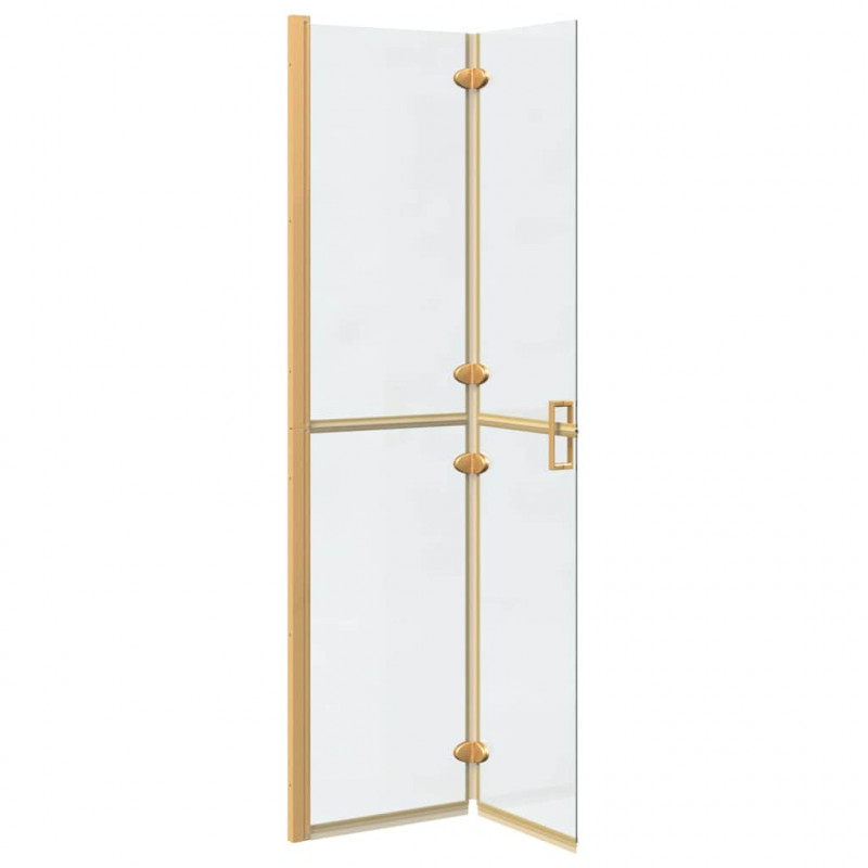 Ściana prysznicowa Walk-In złoty 90 x 6.5 x 190 cm