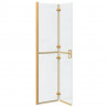 Ściana prysznicowa Walk-In złoty 90 x 6.5 x 190 cm