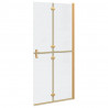 Ściana prysznicowa Walk-In złoty 90 x 6.5 x 190 cm