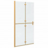 Ściana prysznicowa Walk-In złoty 100 x 6,5 x 190 cm