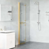 Ściana prysznicowa Walk-In złoty 100 x 6,5 x 190 cm