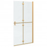 Ściana prysznicowa Walk-In złoty 100 x 6,5 x 190 cm