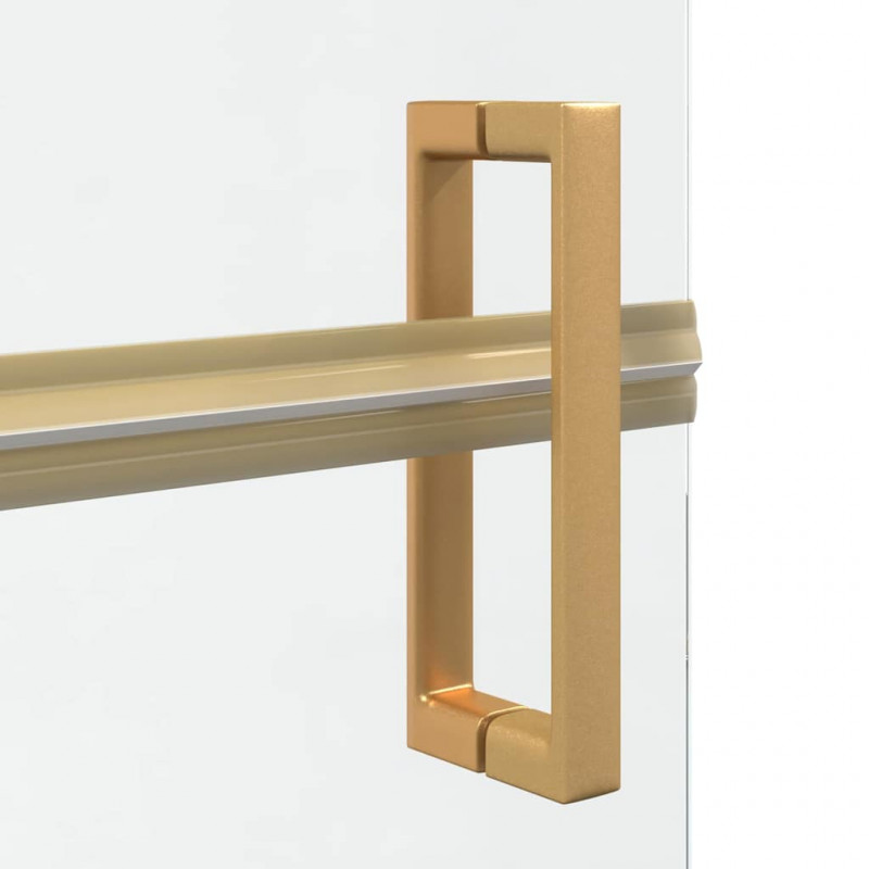 Ściana prysznicowa Walk-In złoty 100 x 6,5 x 190 cm