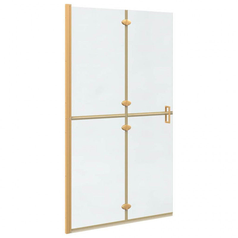 Ściana prysznicowa Walk-In złoty 110 x 6,5 x 190 cm