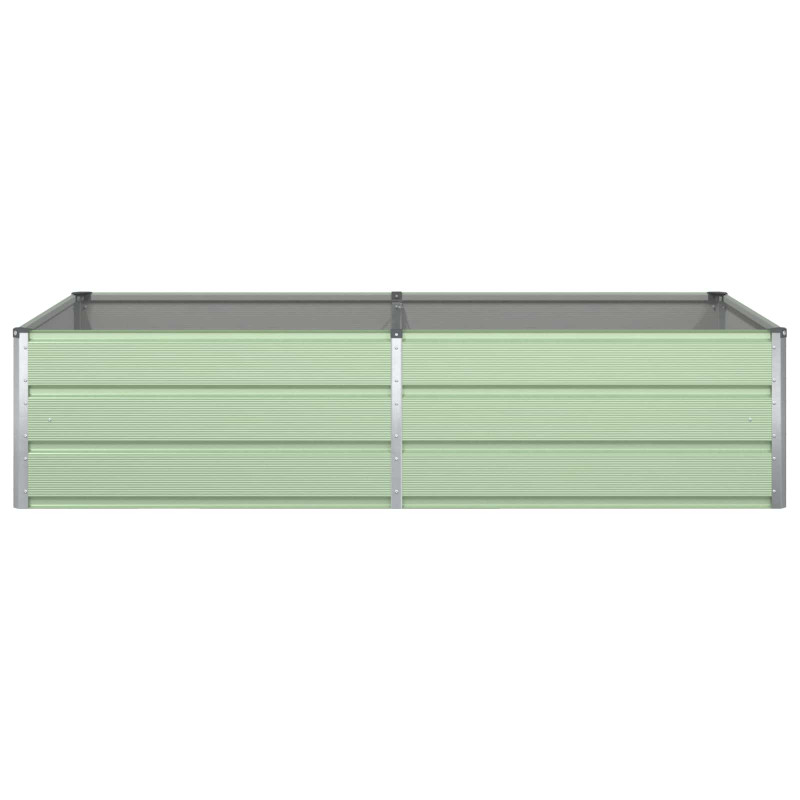 Donica Pastelowa Zieleń 195 x 100 x 45 cm Stal Galwanizowana