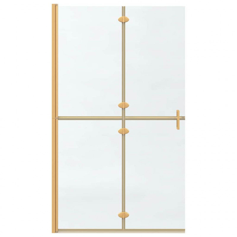Ściana prysznicowa Walk-In złoty 110 x 6,5 x 190 cm