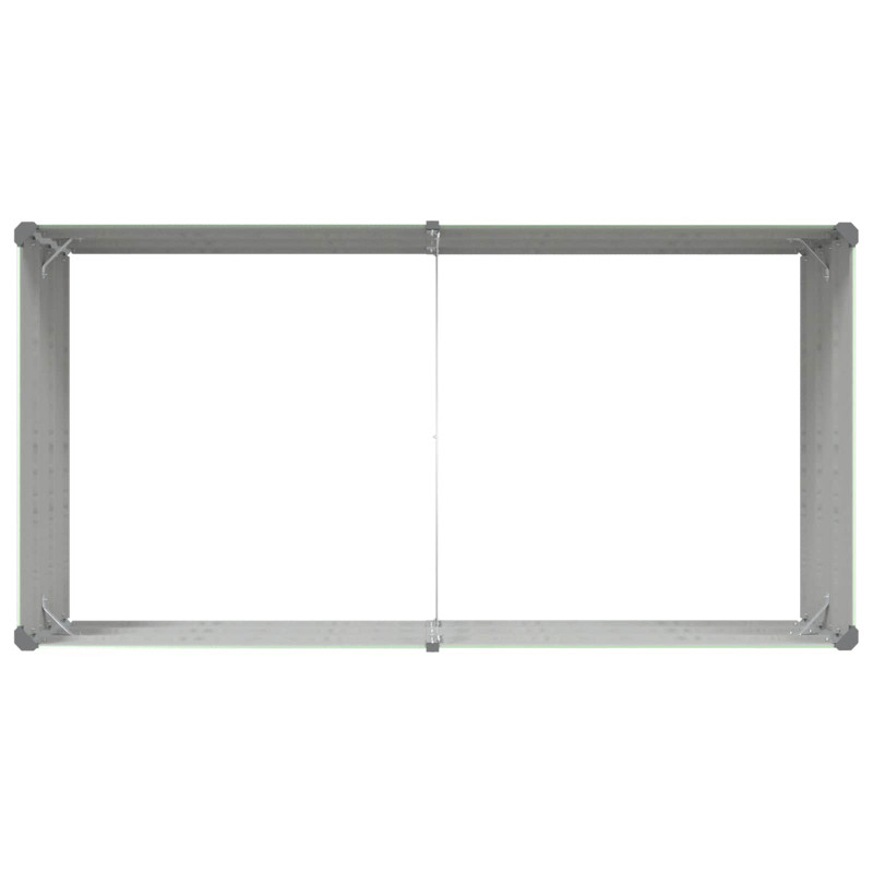 Donica Pastelowa Zieleń 195 x 100 x 45 cm Stal Galwanizowana