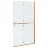 Ściana prysznicowa Walk-In złoty 110 x 6,5 x 190 cm