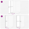 Ściana prysznicowa Walk-In złoty 110 x 6,5 x 190 cm