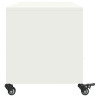 Szafka RTV, biała, 100,5x39x43,5 cm, stal