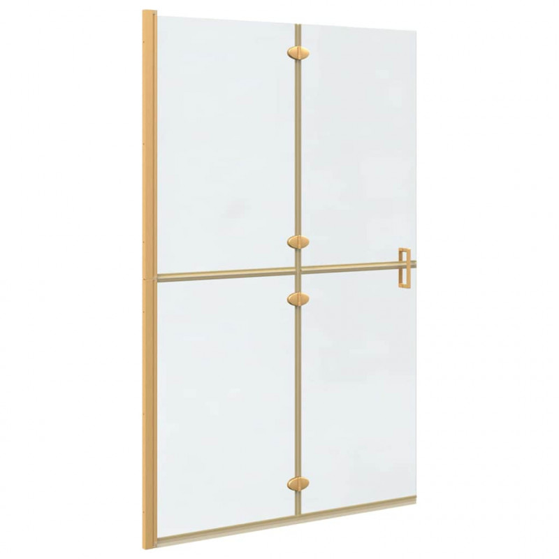 Ściana prysznicowa Walk-In złoty 120 x 6,5 x 190 cm