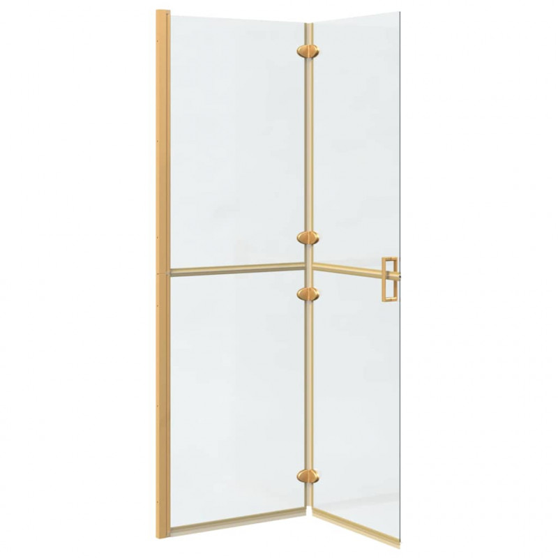Ściana prysznicowa Walk-In złoty 120 x 6,5 x 190 cm