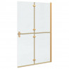 Ściana prysznicowa Walk-In złoty 120 x 6,5 x 190 cm