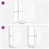 Ściana prysznicowa Walk-In złoty 120 x 6,5 x 190 cm