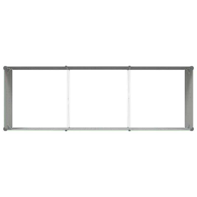 Donica Pastelowa Zieleń 290 x 100 x 45 cm Stal Galwanizowana