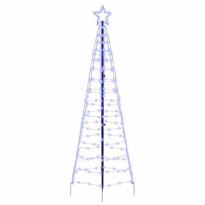 Ledowa Choinka Bożonarodzeniowa z Kolcami do Ziemi 250 cm