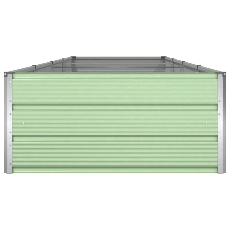 Donica Pastelowa Zieleń 385 x 100 x 45 cm Stal Galwanizowana