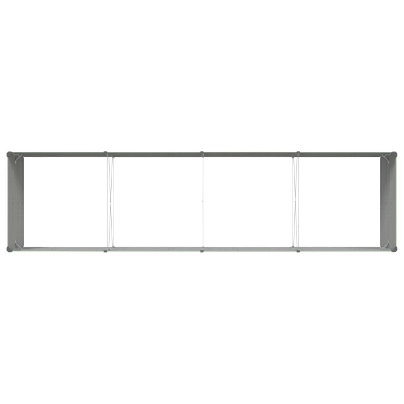 Donica Pastelowa Zieleń 385 x 100 x 45 cm Stal Galwanizowana