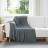 Koce narzutowe 6 pcs Ciemnoszary 170 x 130 cm Polar