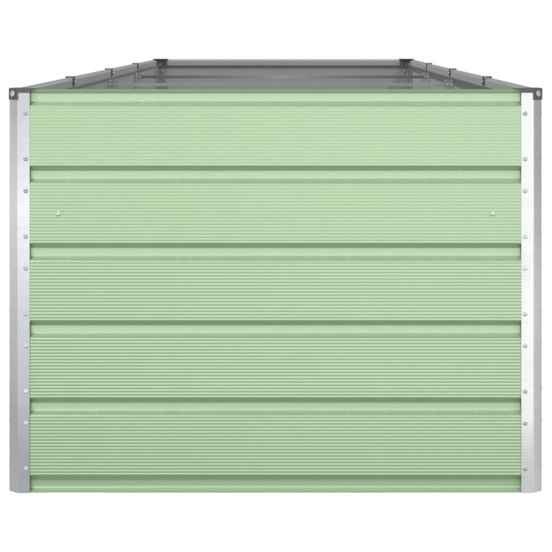 Donica Pastelowa Zieleń 385 x 100 x 75 cm Stal Galwanizowana
