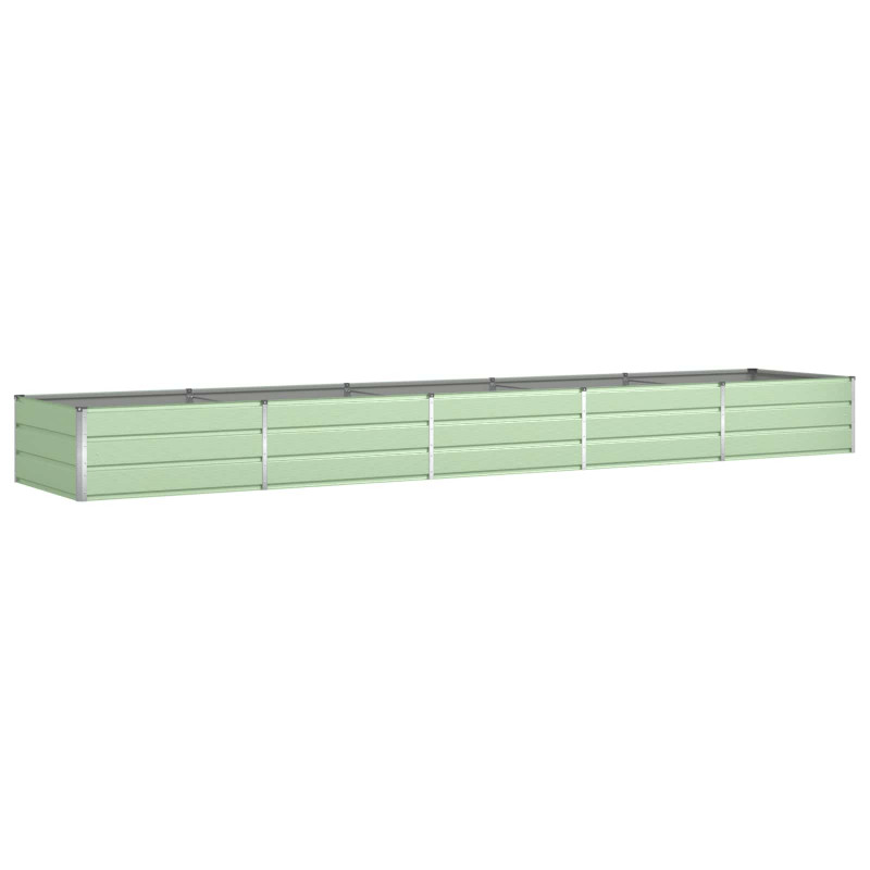 Donica Pastelowa Zieleń 480 x 100 x 45 cm Stal Galwanizowana