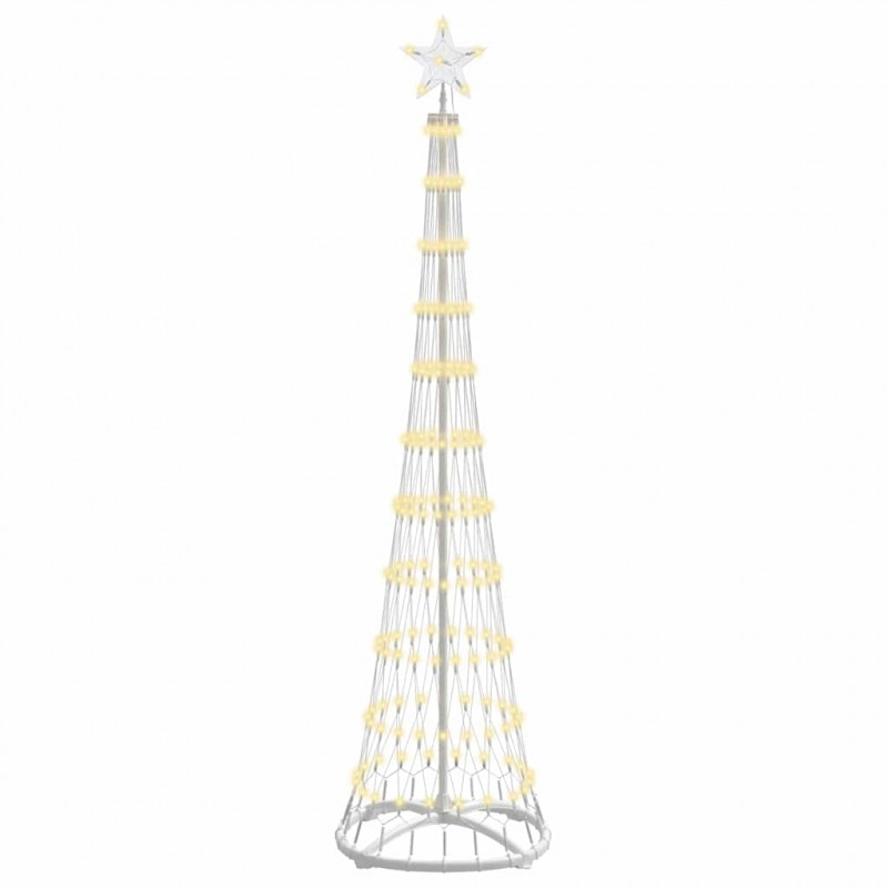 Choinka świąteczna LED Ciepła biel 51 x 51 x 190 cm Metal