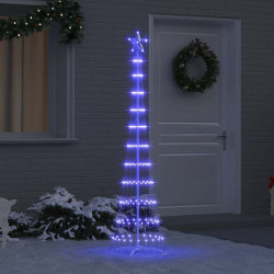 Choinka świąteczna LED Niebieski 51 x 51 x 190 cm Metal