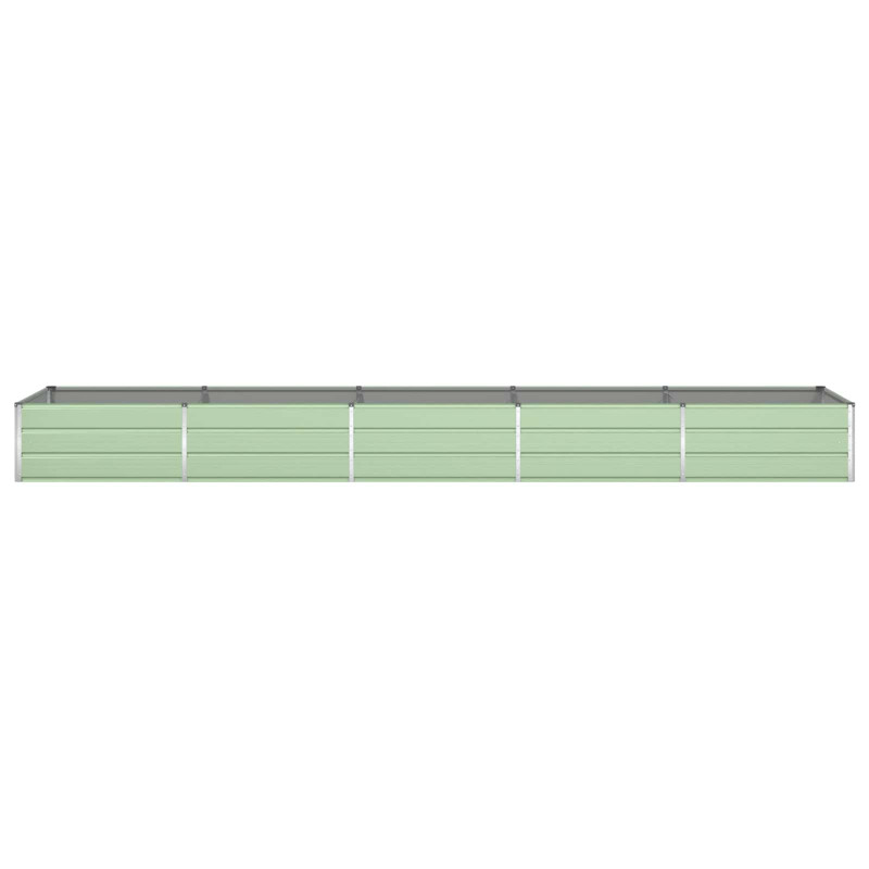 Donica Pastelowa Zieleń 480 x 100 x 45 cm Stal Galwanizowana