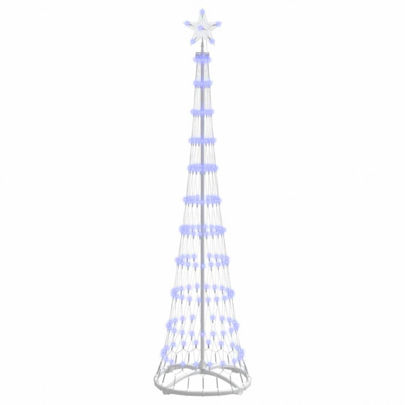 Choinka świąteczna LED Niebieski 51 x 51 x 190 cm Metal