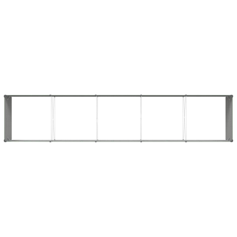 Donica Pastelowa Zieleń 480 x 100 x 45 cm Stal Galwanizowana