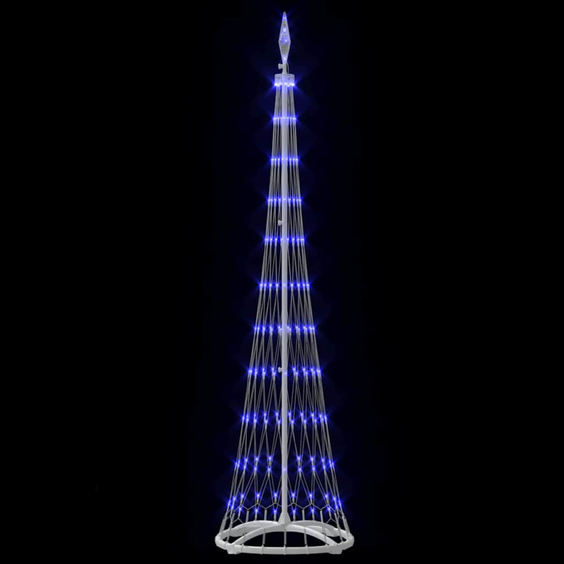 Choinka świąteczna LED Niebieski 51 x 51 x 190 cm Metal