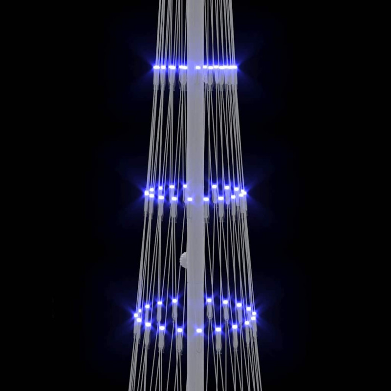 Choinka świąteczna LED Niebieski 51 x 51 x 190 cm Metal