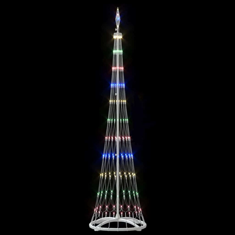 Choinka świąteczna LED Wielokolorowe 51 x 51 x 190 cm Metal