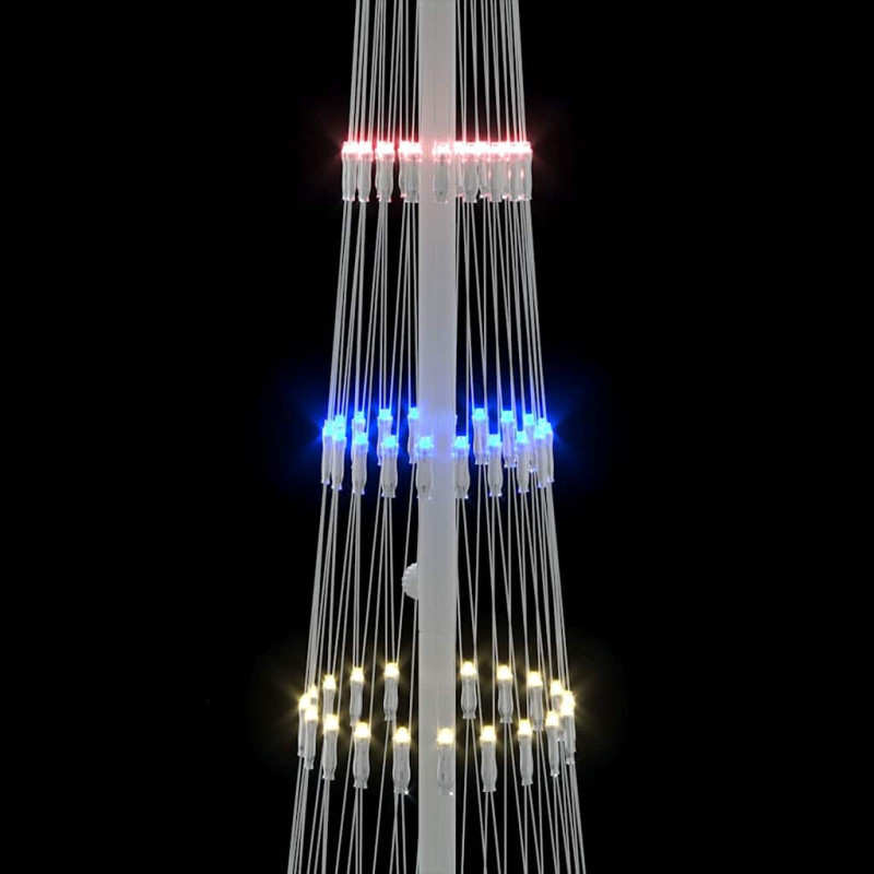 Choinka świąteczna LED Wielokolorowe 51 x 51 x 190 cm Metal