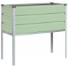 Donica Pastelowa zieleń 100 x 45 x 90 cm Stal Galwanizowana