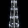 Choinka świąteczna LED Chłodna biel 70 x 70 x 250 cm Metal