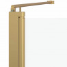 Osłona prysznicowa złoty 120 x 68 x 130 cm