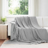 Koce narzutowe 6 pcs Szary 270 x 240 cm Polar